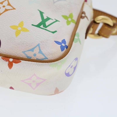 LOUIS VUITTON Monogram Multicolor lift Shoulder Bag White M40055 
