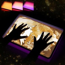 Odoorgames Sand Painting Light Box, Light Table For Kids - 3 Color Temperature
