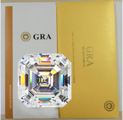 1-10 Carat GRA Certified Loose Moissanite Stones D Color VVS1 Passes Tester