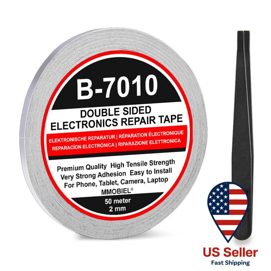 2 mm Double Sided Strong Adhesive Tape 164ft White for Smartphone Tablet repair