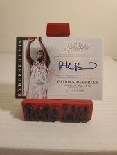 2013-14 Panini Signatures Endorsements Auto #14 Patrick Beverley 209/249 Bucks