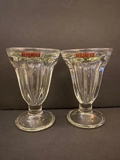Hershey's Ice Cream Sundae Tall Glasses. Set of 2.