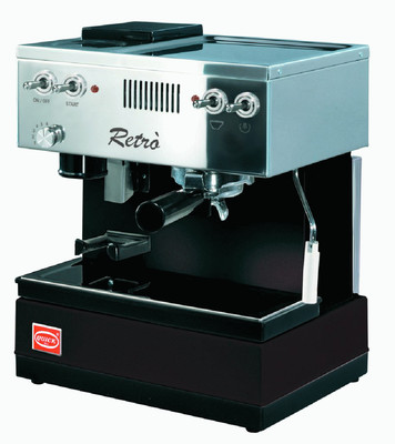 Quick Mill Siebträgermaschine 0835 Retro Schwarz