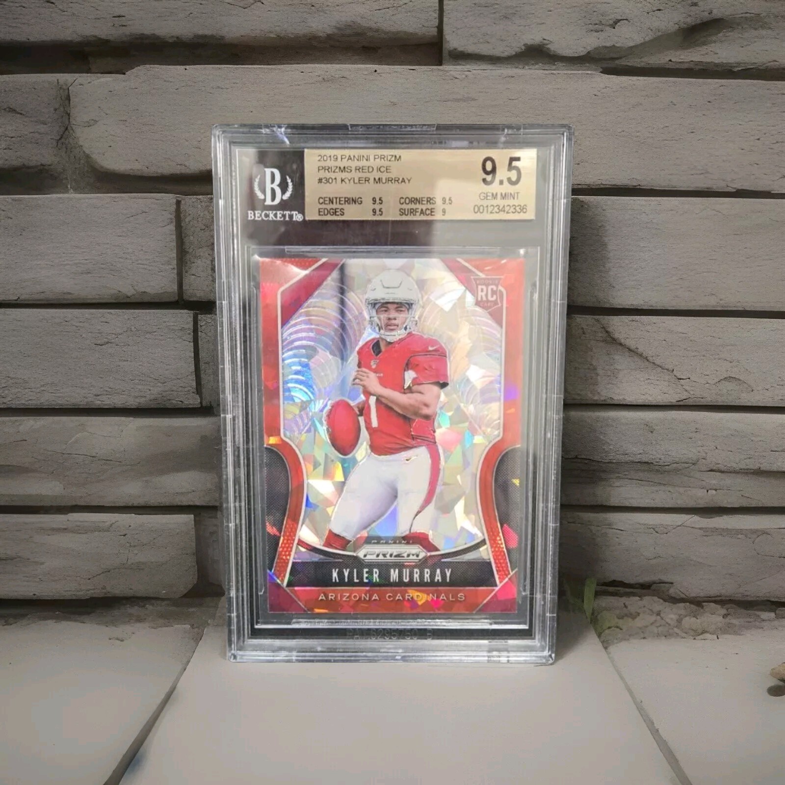 KYLER MURRAY RC 2019 PRIZM RED ICE REFRACTOR BGS 9.5 #301 CARDINALS ROOKIE💥💥