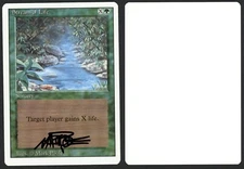 Stream of Life Signed Artist Proof MTG Revised AP Mark Poole