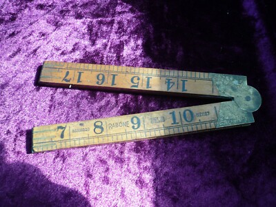 Vintage Rabone Folding Boxwood 2 ft Ruler (Box57) | eBay UK