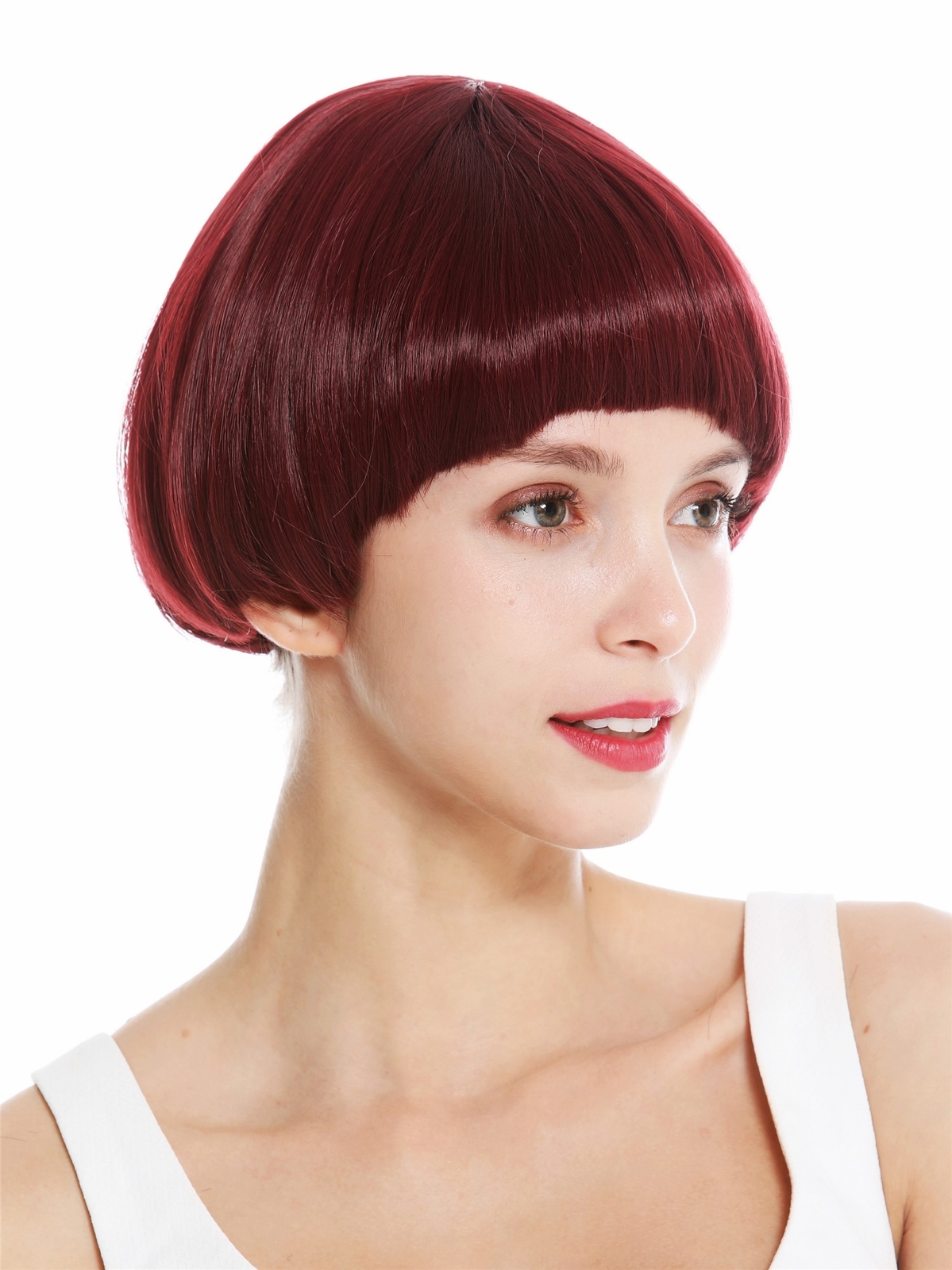 Women's Wig Short Classic Bob Voluminous French Red