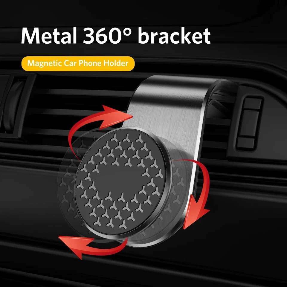 Автомобильный держатель для телефона с креплением на решетку вентиляции, автомобильный держатель - Изображение 4 из 4