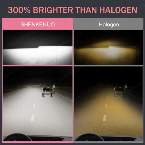 Luces Fuertes Para Auto Coche Luz Carro Bombillas Kit H4 9003 LED Blanco Viga Alta/Baja - Imagen 12 de 14