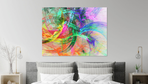 Abstract Colorful Design Painting Print Home Decor Wall Art choose your size - Picture 1 of 2