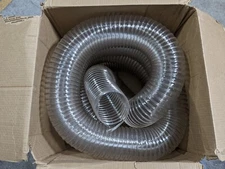 Hi-Tech Duravent Industrial Duct Hose 25 Ft. x 5 In. Clear PVC 202105002025