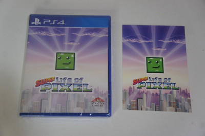 Strictly Limited Games - SUPER LIFE OF PIXEL - PlayStation 4 PS4 NEW w/ Postcard