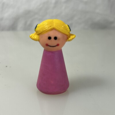 Child Guidance Bronx Figure Girl Pink Blonde Pigtails OEP Vintage
