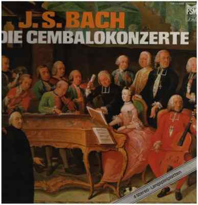 Bach Die Cembalokonzerte HARDCOVER BOX NEAR MINT fsm, Vox Vinyl LP-Box