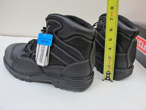 Craftsman Men's Theo Black Leather Waterproof Steel Toe Boots SZ 9W - FAST SHIP - Picture 5 of 17