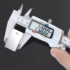 6" 150mm Stainless Steel Electronic Digital Vernier Caliper Micrometer Gauge LCD