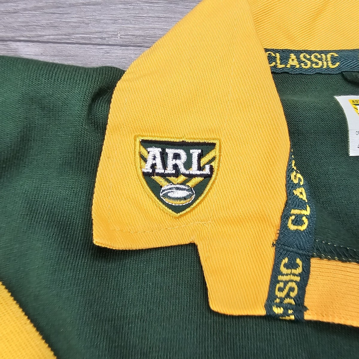 Maillot Vintage Halbro Australie Rugby League Kangaroos - Années 90, Taille 44 Pouces - Excellent état