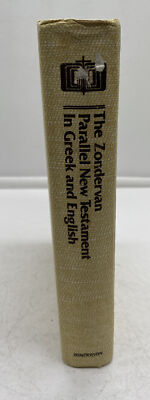 Zondervan Parallel New Testament in Greek English 1ST PRINTING Iversen Norman 75