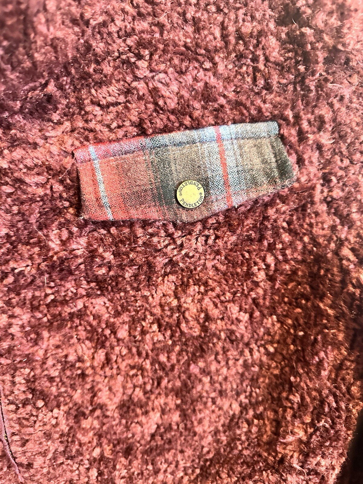 Pendleton Women’s Flannel Lined Full Zip Wool Pol… - image 3