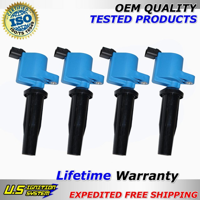 4 Pack Ignition Coils Ford Escape Focus Transit 2.0L 2.3L DOHC DG507