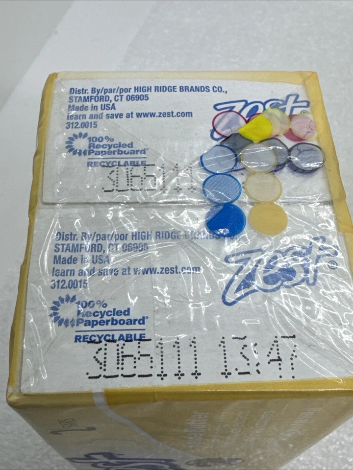 3 - 2 Packs Of ZEST COCOA BUTTER Bar Soap W/Botanical Extracts Discontinued - Image 3 of 4