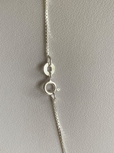 Ruby Bead Pendant on an 18” Sterling Silver Box Chain - Picture 4 of 4
