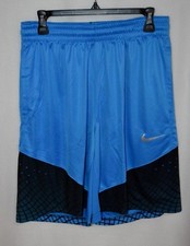 Nike Men's Elite Matrix Blue/Black Basketball Shorts (904464-435) Size M NWT