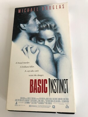 Basic Instinct (VHS, 1992) Michael Douglas, Sharon Stone