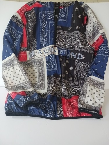 REASON BRAND ANORAK HOODED WINDBREAKER BANDANA