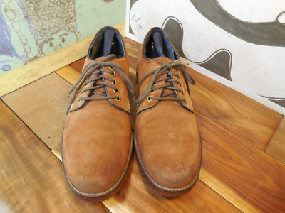 Cole Haan Nke Air Brown Suede Oxfords Men display picture 3