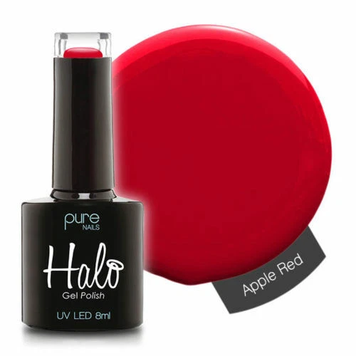 Pure Nails LED/UV Halo Gel Polish Collection - Apple Red 8ml