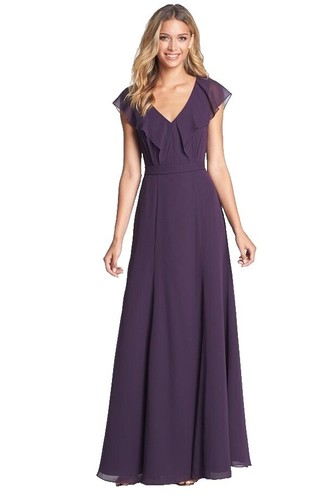 jenny yoo ryan bridesmaid dress Black Satin Halter Neck Sleeveless Maxi Bridesmaid Dress With Slit Change Color From Swatches / XS / N0-2 main image 0