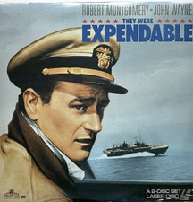 THEY WERE EXPENDABLE JOHN WAYNE NEW LASERDISC STILL SEALED 