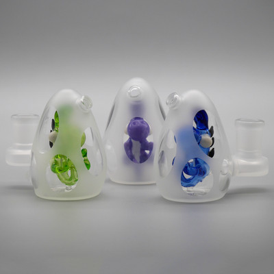 3'' Dinosaur Egg Baby Dino Water Pipe Glass Tobacco Bong Bubbler Ast Color
