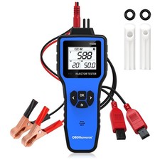 OBDRESOURCE Automotive Car Fuel Injector Tester and Adapter Kit,12V Vehicle F...