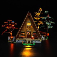 GEAMENT LED Light Kit Compatible with LEGO A-Frame Cabin - for S, Multicolor