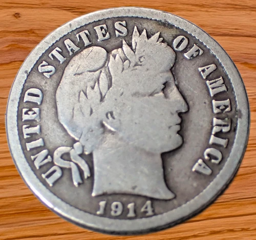 1914-D Barber Dime G-Good