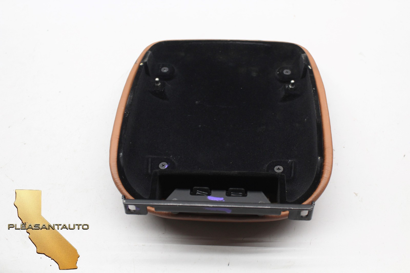 02-07 Maserati M138 4200 Coupe Center Console Arm Rest Armrest Cover Brown OEM