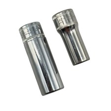 Snap On Tools Mixed Lot Deep Sockets FSMS10 SFSM13 3/8