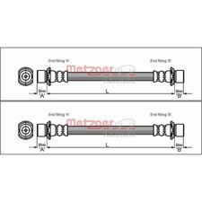 Flexible de frein Toyota PREVIA