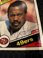 🏈 1984 Topps Football #360 - Freddie Soloman - SF 49ers - Signed / Auto 🏈