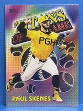 2026 Topps Series 1 Paul Skenes HOLO FOIL Titans of the Game Pirates