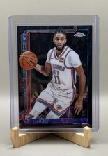 2025-26 Topps Chrome Isaiah Joe Black Wave Refractor /10 OKC Thunder SSP