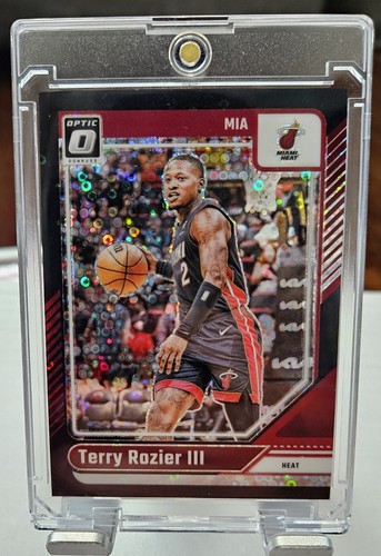 2024-25 Donruss Optic Fast Break Black 1/1 #7 Terry Rozier III Miami Heat