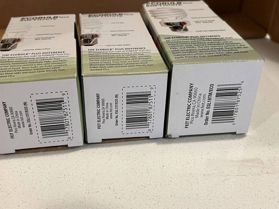 Feit 2 - 60 / 13 Watt And 1 - 75 / 18 Watt Twist Soft White GU24 Base 3 Pack - Image 3 of 3