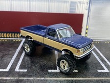 1987 Ford F-150 Lifted 4x4 Truck 1/64 Diecast Custom Greenlight Off-Road Pickup
