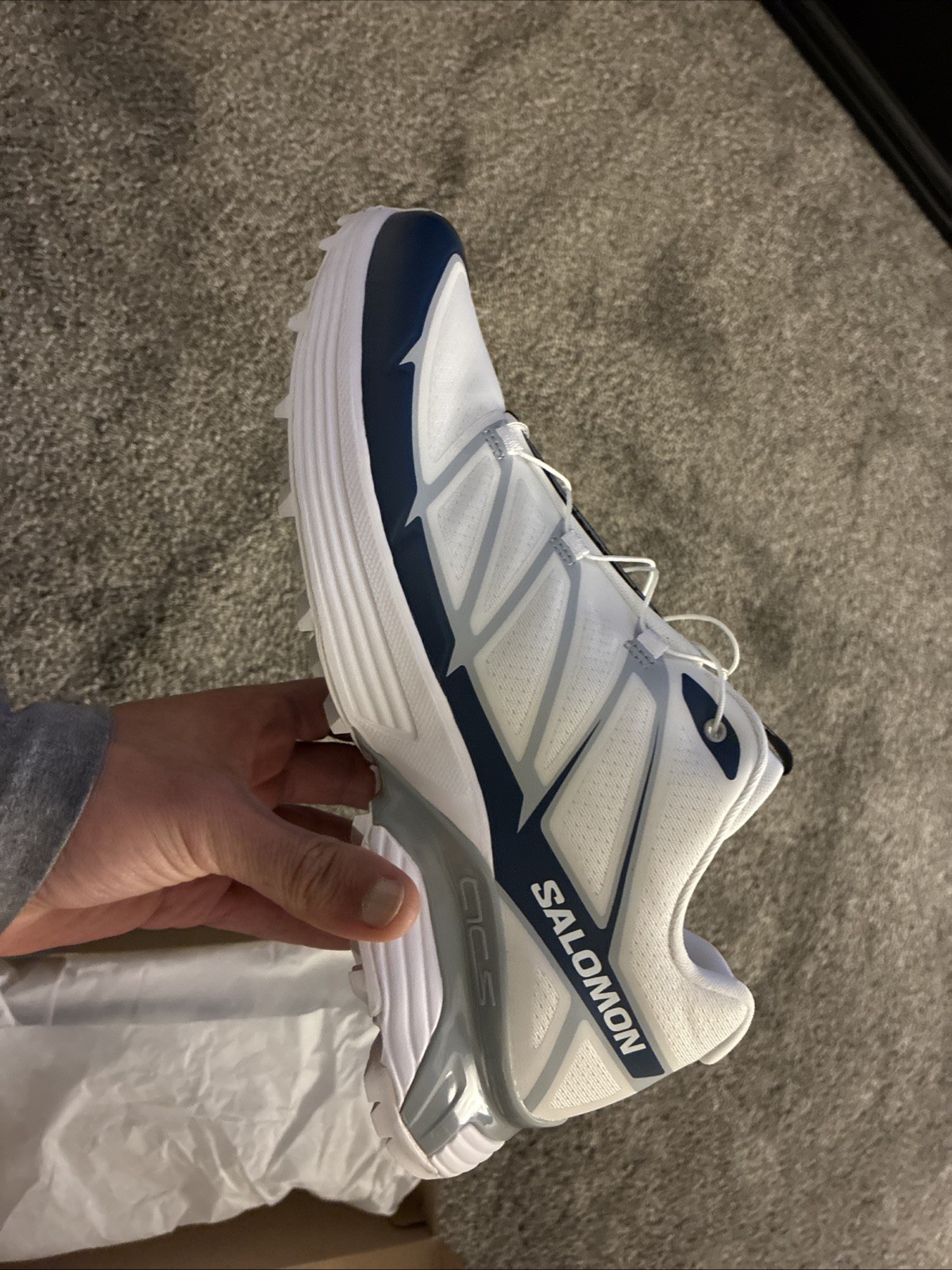 SALOMON XT Pathway 2 'White Poseidon' - L47722900 Size 10 BNIB