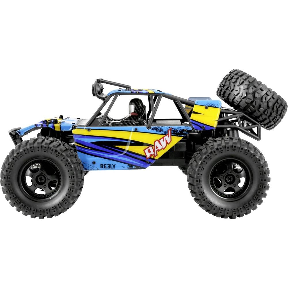 Buggy electrique Reely RAW orange pour sorties running en foret