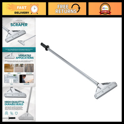 8'' Aluminum Blade Razor Scraper Tool - Telescoping Handle, Floor Scraper, Cushio