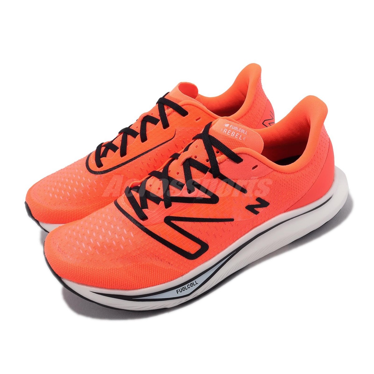 New Balance FuelCell Rebel V3 2E Wide NB Orange Black Men Running